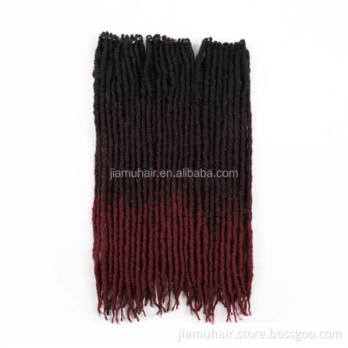 Faux Locs Crochet  Hair Extension Straight Gypsy Locs Dreadlocks Bohemian Goddess Synthetic braiding hair